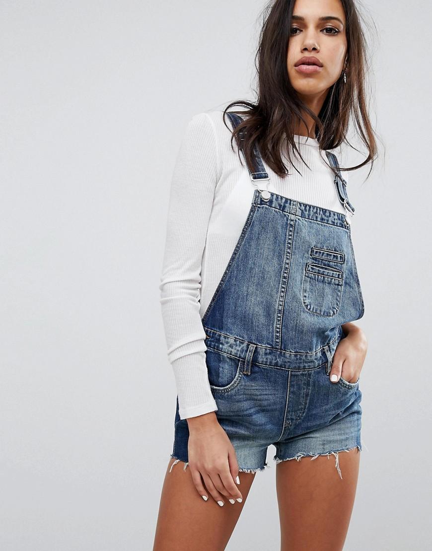 blank nyc overalls shorts