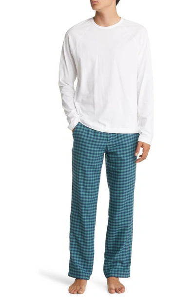 Ugg Steiner Pajamas In White / Aloe Vera Check