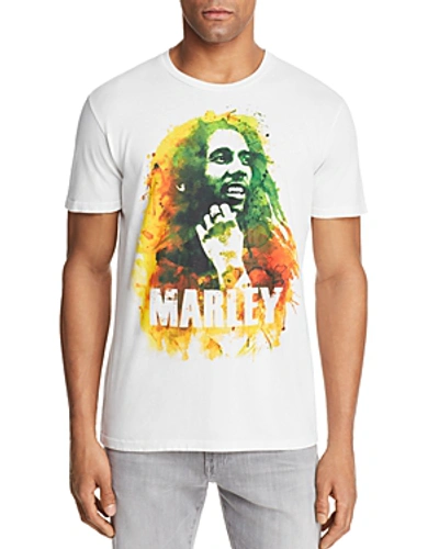 Bravado Bob Marley Watercolor Tee In White
