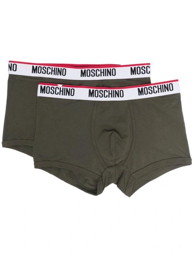 Moschino Men's Green Other Materials Socks
