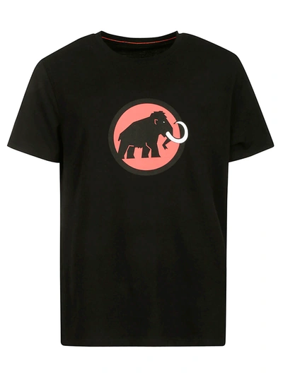 Mammut Classic Logo T-shirt In Black Spicy