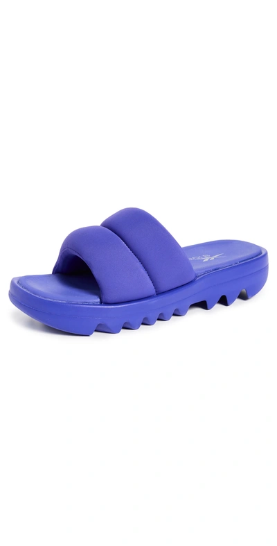 Reebok Cardi B Slide Sandals In Ultima Purple