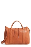 Madewell O-ring Leather Satchel - Brown In English Saddle