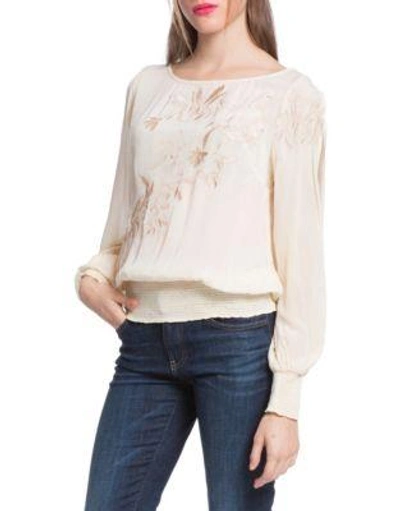 Plenty By Tracy Reese Slit Sleeve Blouse In Twilight