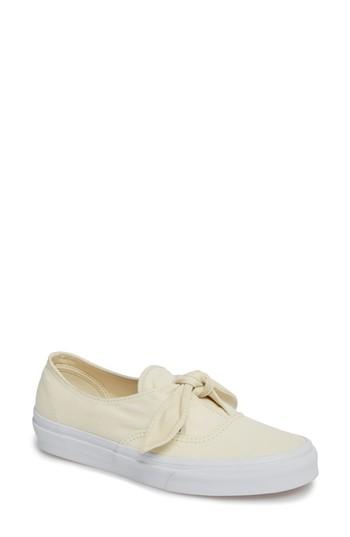 knotted slip on sneaker