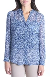 Kut From The Kloth Kut From The The Kloth Jasmine Floral Blouse In Navy