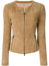 Drome Zipped Fitted Jacket - Neutrals