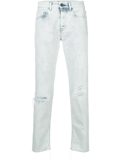 Pence Distressed Ricos Jeans In Blue