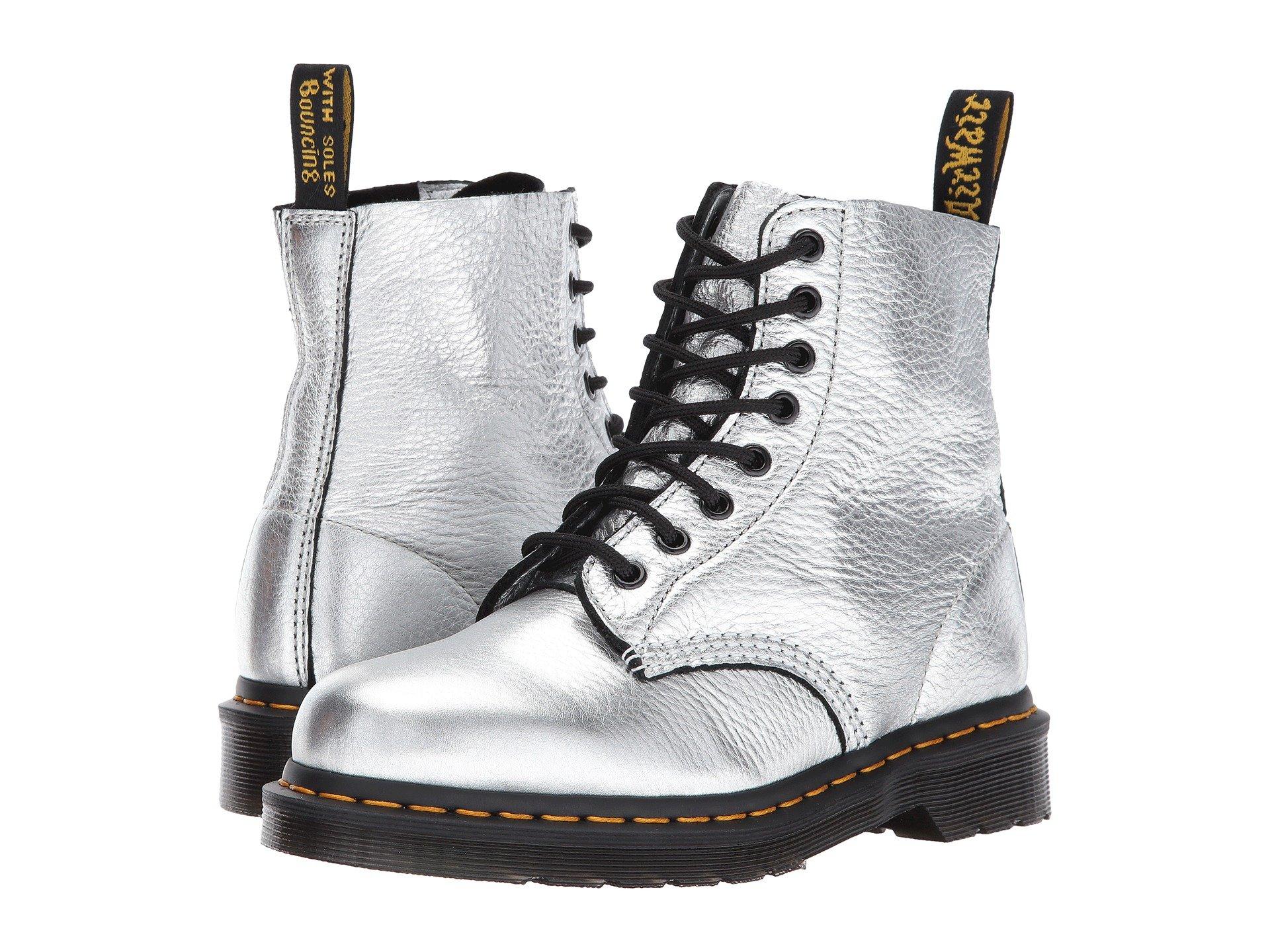 dr martens silver pascal