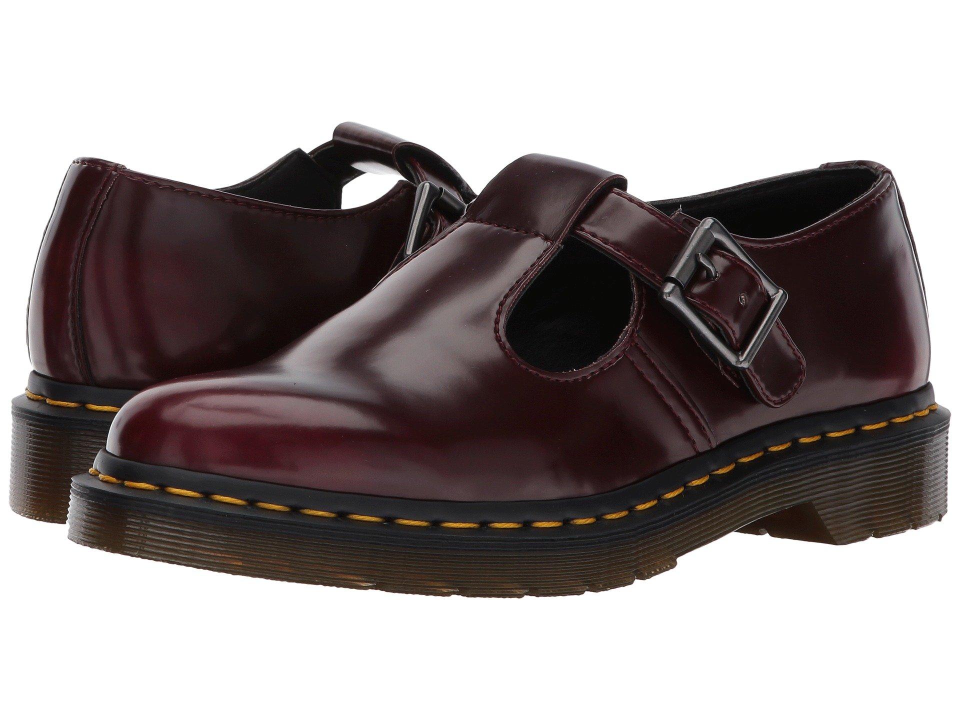 dr martens mary janes cherry red