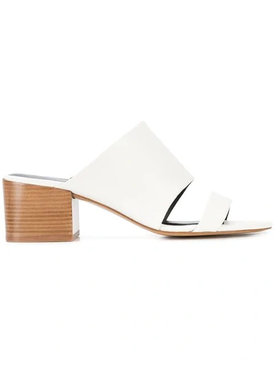3.1 Phillip Lim / フィリップ リム Cube Leather Sandals In White