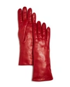 Bloomingdale's Cashmere Lined Leather Gloves - 100% Exclusive In Red