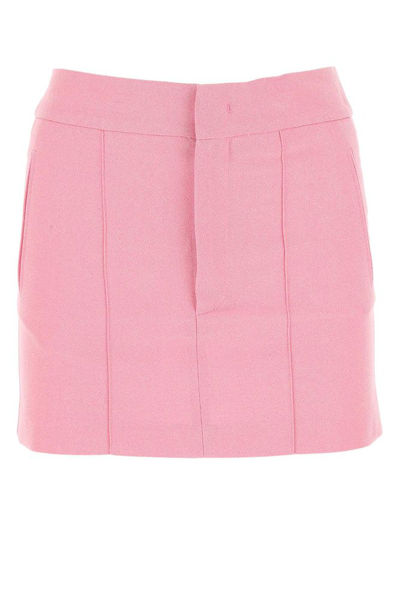 Isabel Marant Licoba Pintuck Mini Skirt In Pink