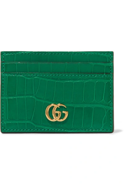 Gucci Marmont Petite Alligator Cardholder