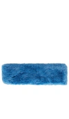 Apparis Eleni Lightweight Faux Fur Headband In Azure Blue