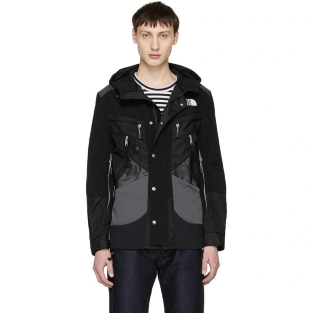 junya watanabe man x the north face backpack jacket black | retroiscooler Junya Watanabe Black The North