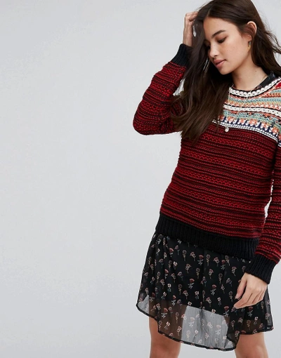 Vanessa Bruno Ath E Helka Knit Sweater - Multi