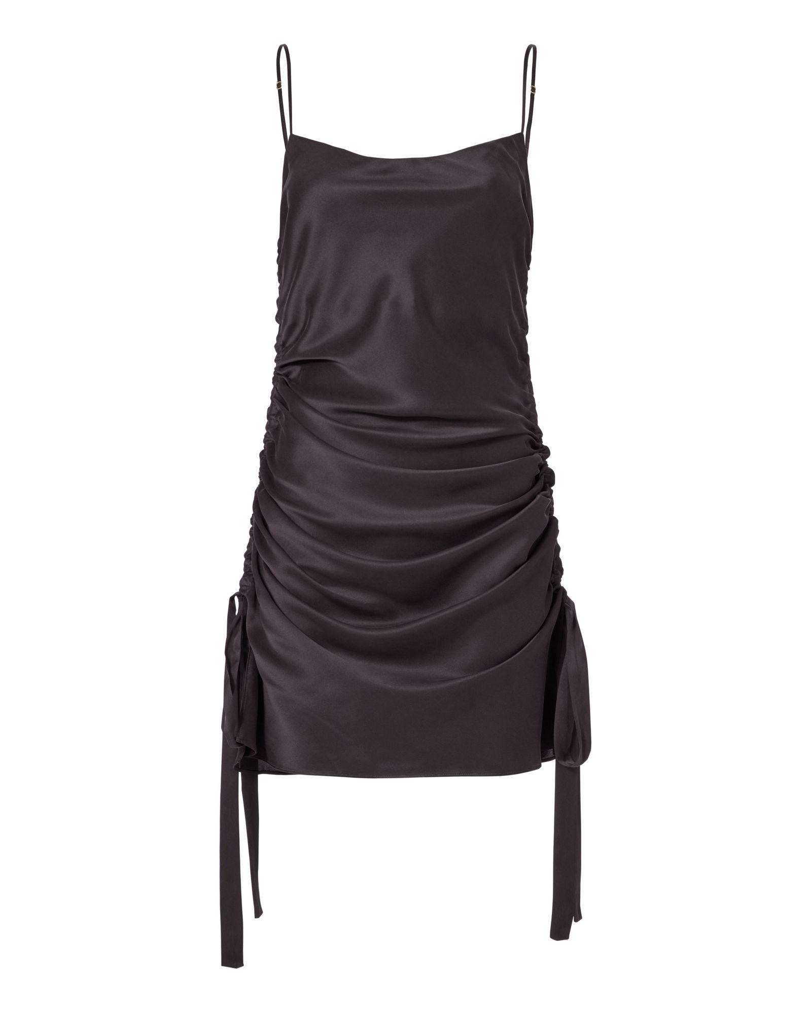 zimmermann ruche slip mini dress