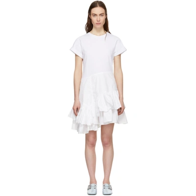 3.1 Phillip Lim / フィリップ リム Flamenco Cotton T-shirt Mini Dress In White