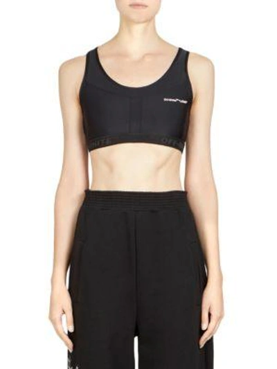 Off-white Black Active Bra Top