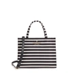 Kate Spade Watson Lane - Sam Nylon Satchel - Black In Black/clotted Cream