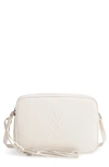 Saint Laurent Small Mono Leather Camera Bag - Ivory In Creme