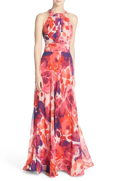 princess polly baby blue dress Eliza J Womens Floral Maxi Evening Dress main image 0