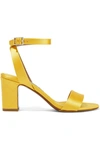 Tabitha Simmons Women's Leticia Satin Ankle Strap High-heel Sandals In Marigold