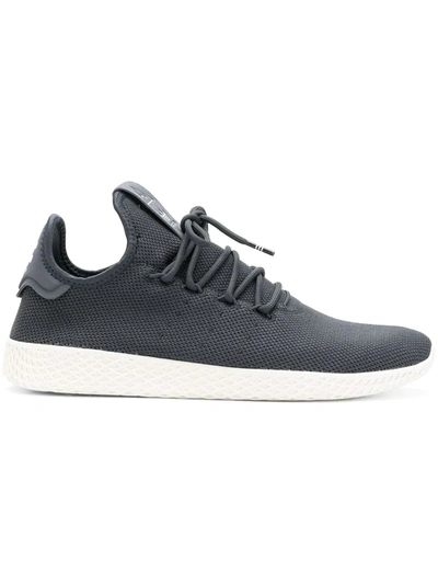 Adidas Originals By Pharrell Williams Black Tennis Pw Primeknit Sneakers