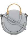 Chloé Small Pixie Shoulder Bag In Grey