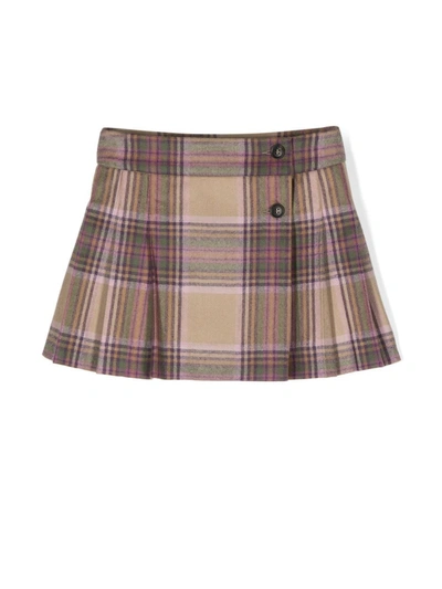 Bonpoint Kids Skirt For Girls In Brown