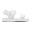 Ami Alexandre Mattiussi Neoprene Sandal In 100 White