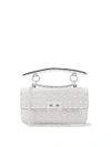 Valentino Garavani Free Rockstud Spike Small Quilted-leather Bag In White