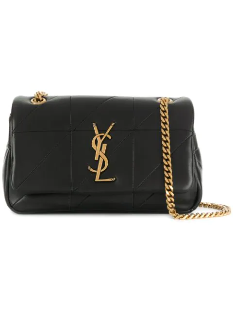 saint laurent quilted leather shoulder bag