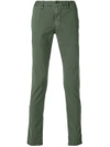 Incotex Chino Trousers In Green