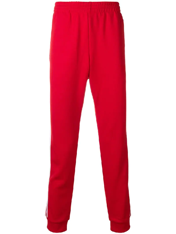 Men's Originals Adicolor Superstar Track Pants, Red Men's Originals Adicolor Superstar Track Pants, Red