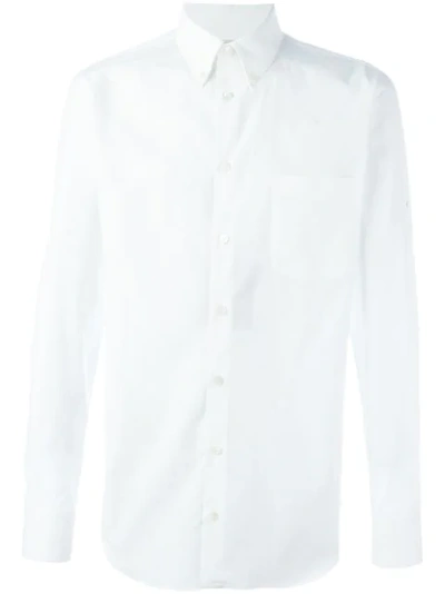 Alexander Mcqueen Ribcage Darts Shirt In White