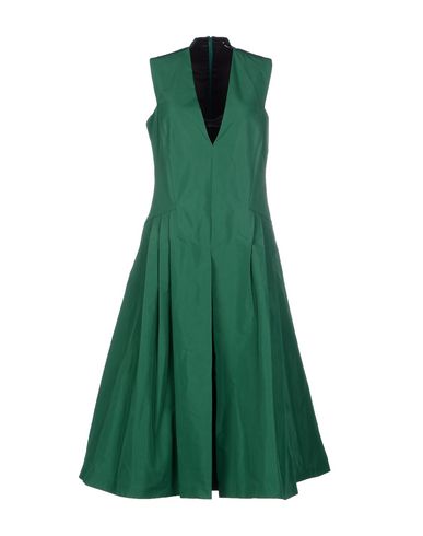 Jil Sander 3/4 Length Dress In Green | ModeSens
