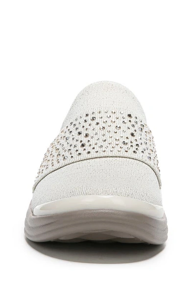 Bzees Pizazz Slip-on Sneaker In Eggnog Sparkle Knit Fabric
