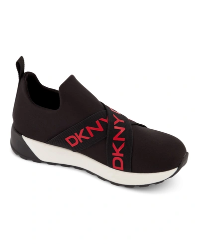 Dkny Little Boys Jay Stretch Sneakers In Black | ModeSens