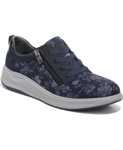 Bzees Tag Along Washable Sneakers Women's Shoes In Navy Floral Fabric