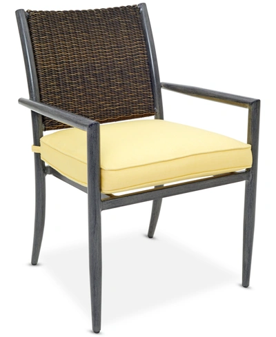 Agio Lansdale Outdoor Dining Chair In Sunshine