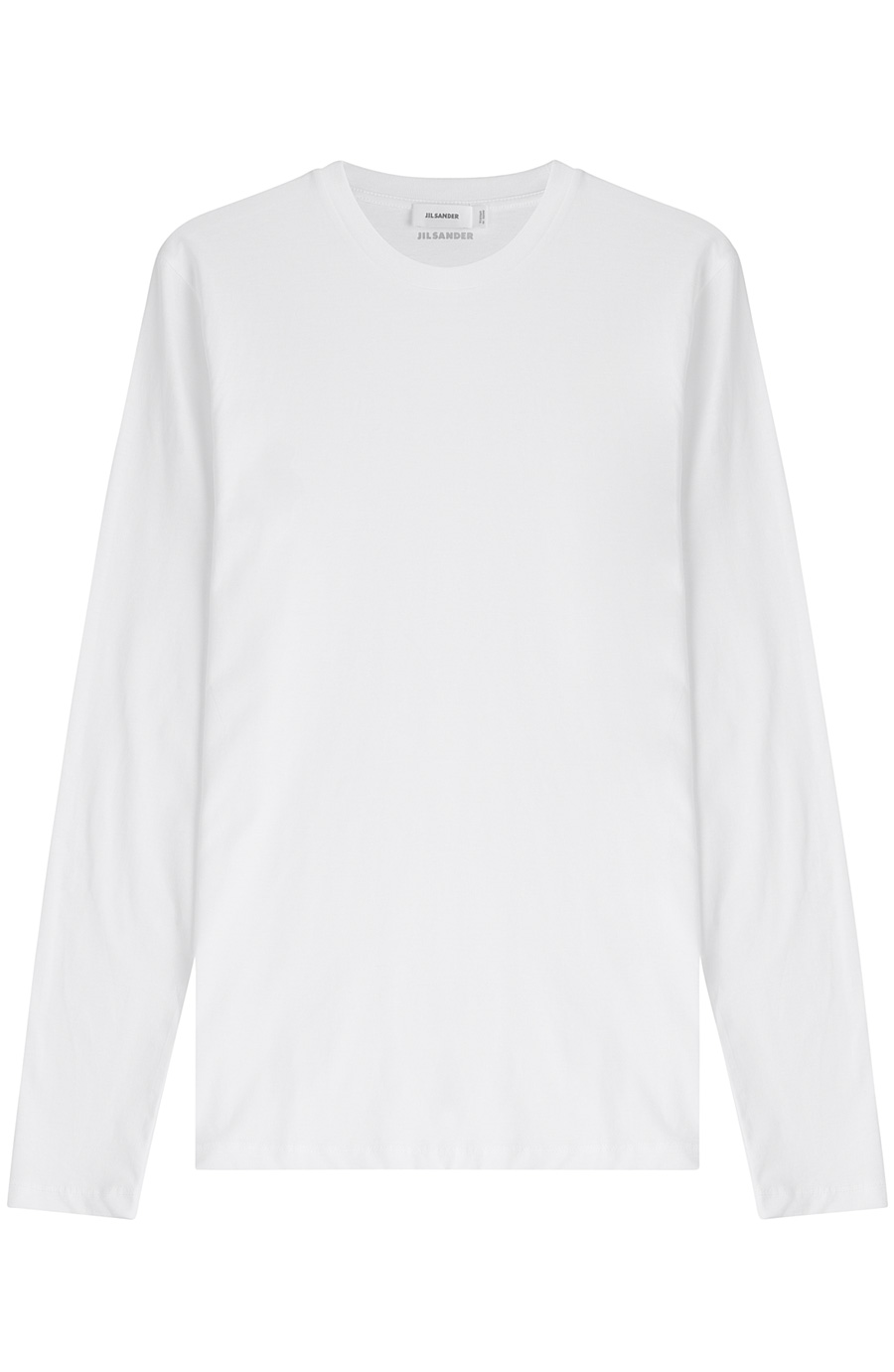 Jil Sander Long Sleeved Cotton Top | ModeSens