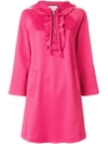 Gucci Hooded Dress In Pink