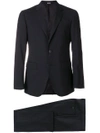 Lanvin Single Breasted Two-piece Suit In Black