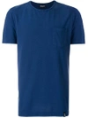 Drumohr Chest Pocket T In Blue