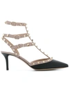 Valentino Garavani Rockstud Sandals In Black