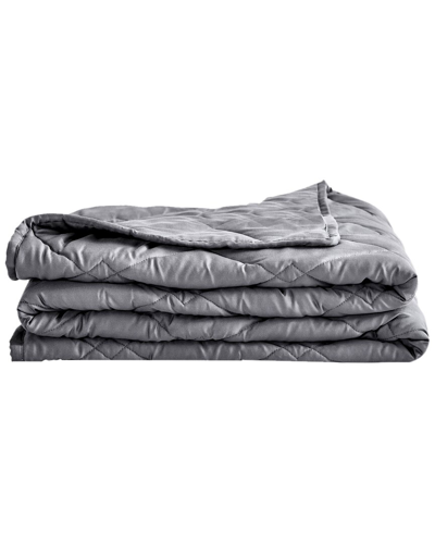 Rejuve Eco-friendly Tencel Weighted Throw Blanket 12lb In Gray