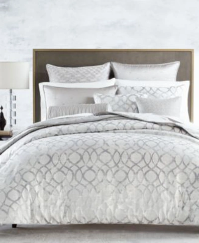 Hotel Collection Helix Duvet Created For Macys Bedding In Slate