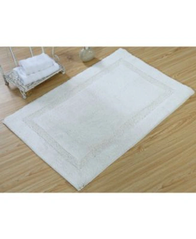 Saffron Fabs Regency Cotton Bath Rug Collection Bedding In Ivory